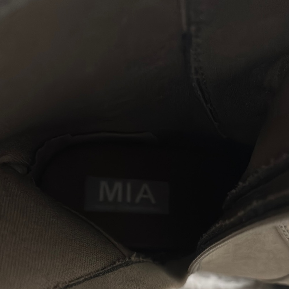 MIA Tan Combat Moto Boots with Rugged Sole - Picture 14 of 15